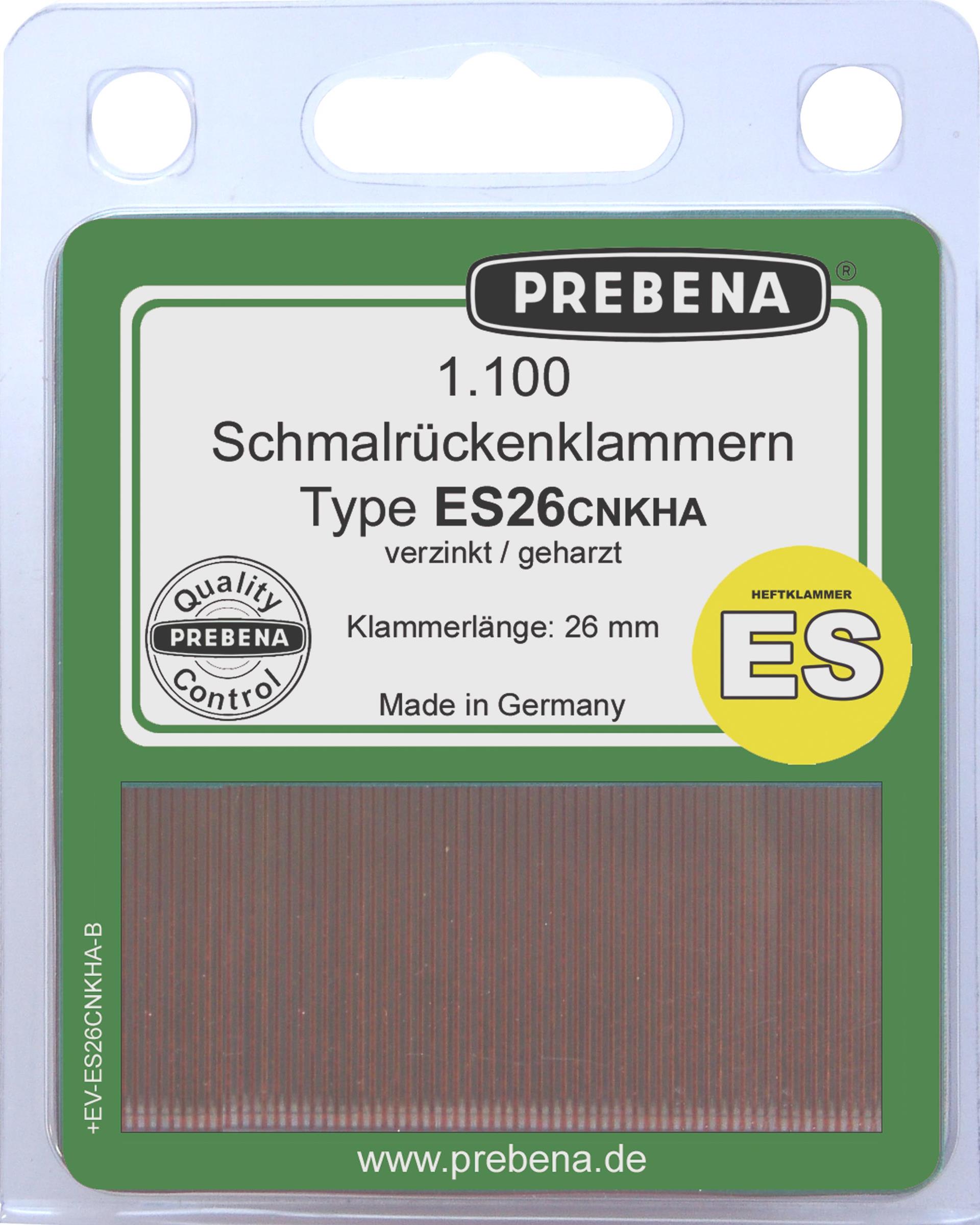 Prebena Heftklammern im Blister ES26CNKHA-B