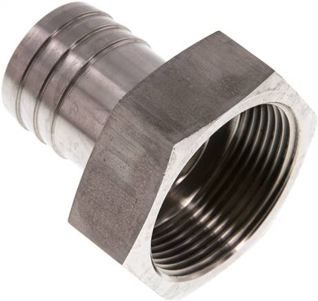 Aufschraub-Schlauchtülle G 1-1/2"-32 (1-1/4")mm, 1.4571