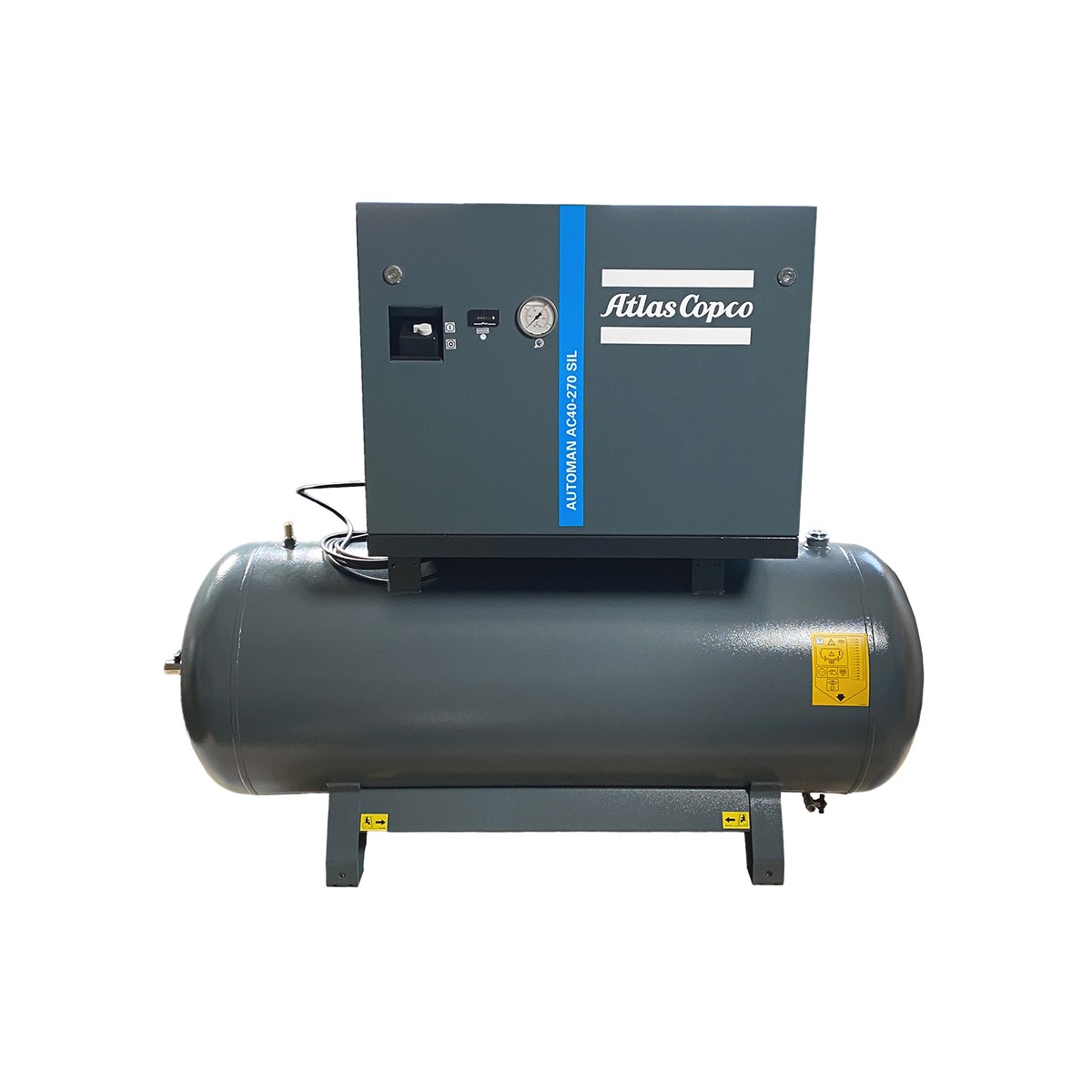 Compressore a pistoni Atlas Copco Automan AC40-11 bar SIL TM270 D 400/3 incluso serbatoio 270 L