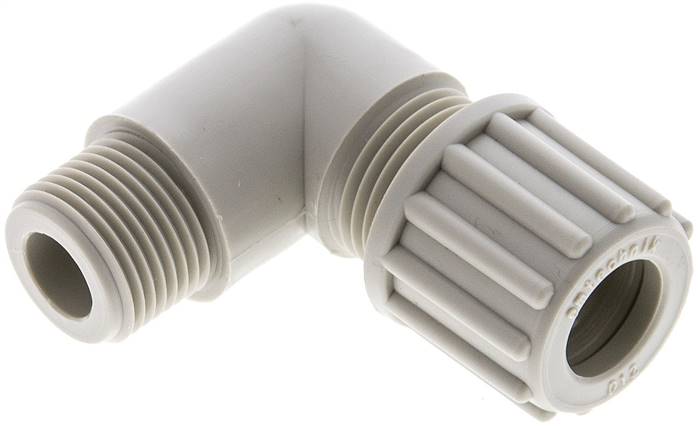 Winkel-Verschraubung G 3/8"-12x9mm, Polypropylen
