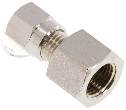 Aufschraub-Schneidringverschr. 4 LL (M8x1)-G 1/8", Messing vernickelt