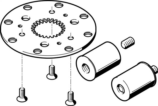 FESTO DADM-CK-90-8 (548107) Teilungsbausatz