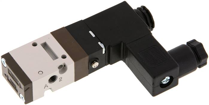 3/2-Wege Magnetventil, M 5, Federrückstellung (NC), 24 V AC