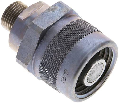 Hydraulik-Rohrleitungskupplung, Stecker Baugr.2, 10 S (M18x1,5)