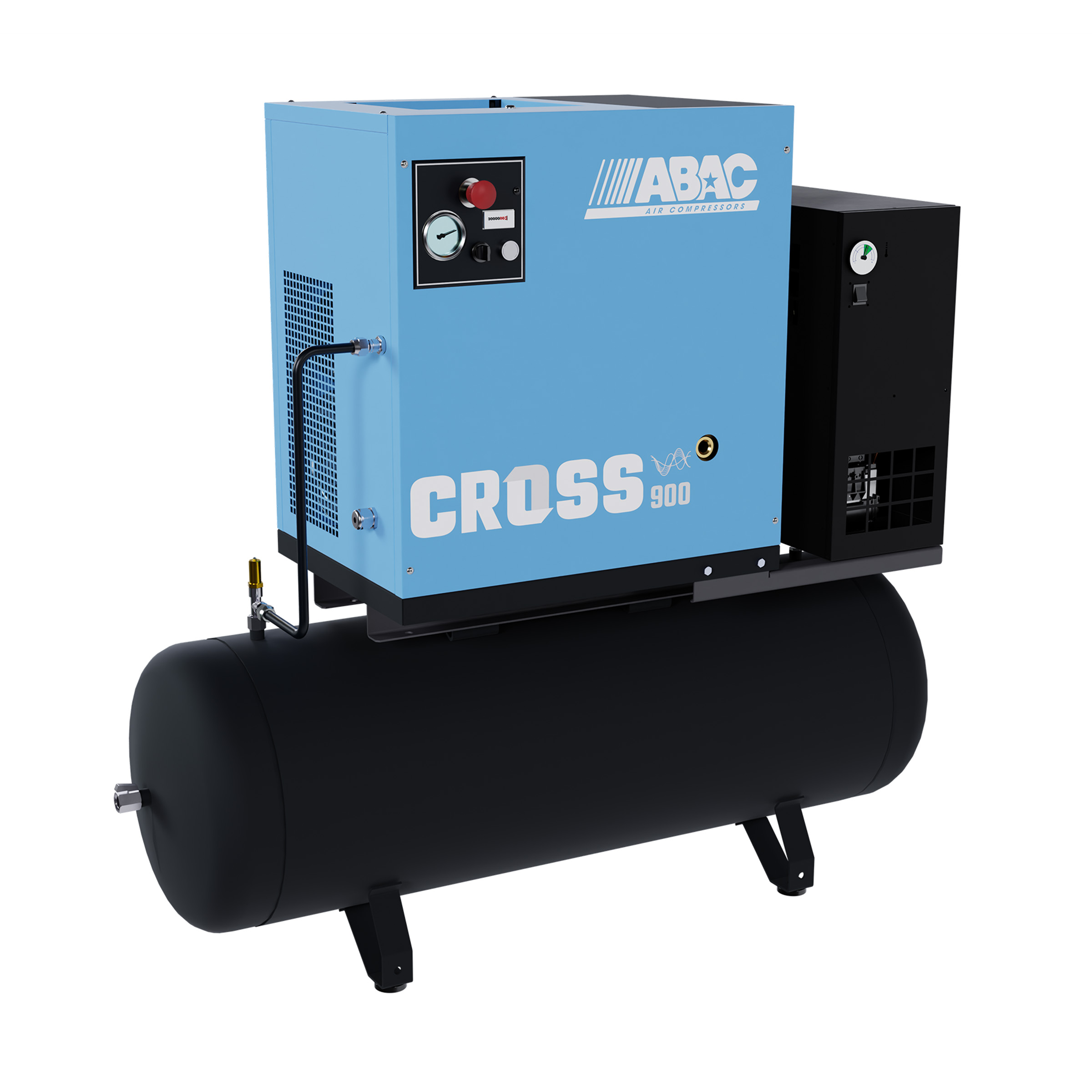 ABAC Schraubenkompressor CROSS 900E 200 Liter-AD2000, 1839025644