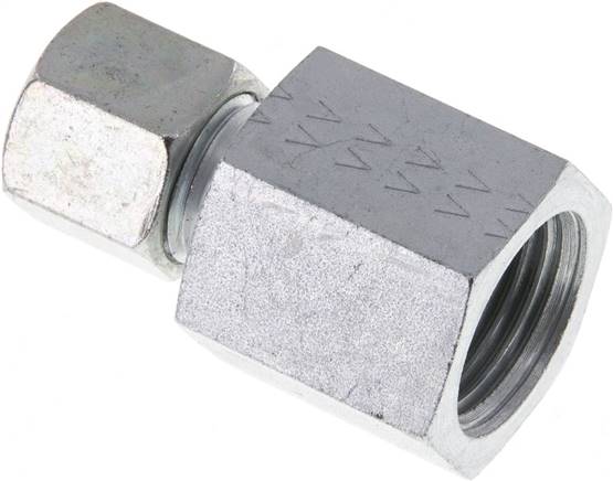 Aufschraub-Schneidringverschr. G 1/2"-10 L (M16x1,5), Stahl verzinkt