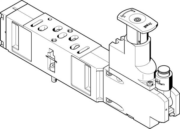 FESTO VABF-S3-1-R1C2-C-10 (543527) Reglerplatte