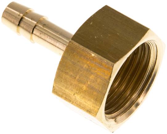 Aufschraub-Schlauchtülle G 1/2"-6 (1/4")mm, Messing