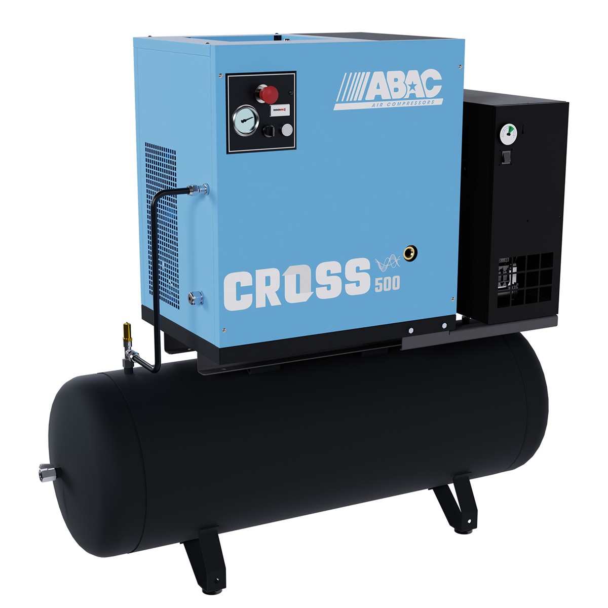 Compressore a vite ABAC CROSS 500E 200 litri-AD2000, 1839025639