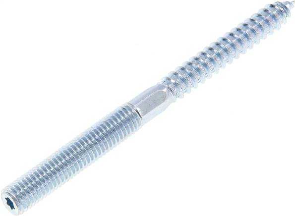 Stockschraube M 10x120, Stahl verzinkt Sternprofil (TX)