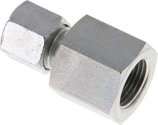 Aufschraub-Schneidringverschr. G 3/8"-8 L (M14x1,5), Stahl verzinkt