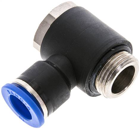Winkel-Steckanschluss G 3/8"-10mm, IQS-Standard, während der Montage positionierbar