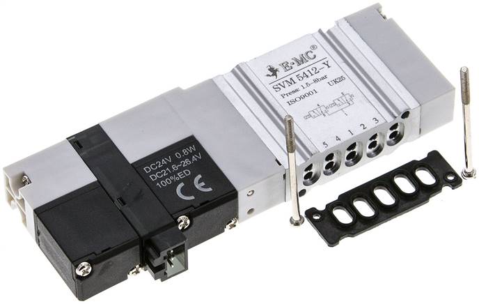 Magnetventil für S1V, 2x 3/2-Wege (NC/NC) Typ SVM 5412-Y