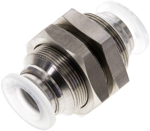 Schott-Steckanschluss 12mm, IQS-PP, Polypropylen mit Edelstahl-Gewinde
