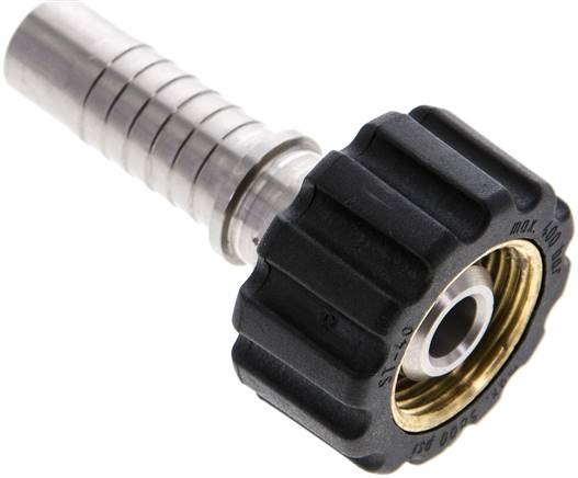 Pressanschluss DKW, M 22 x 1,5, Edelstahl, DN 12