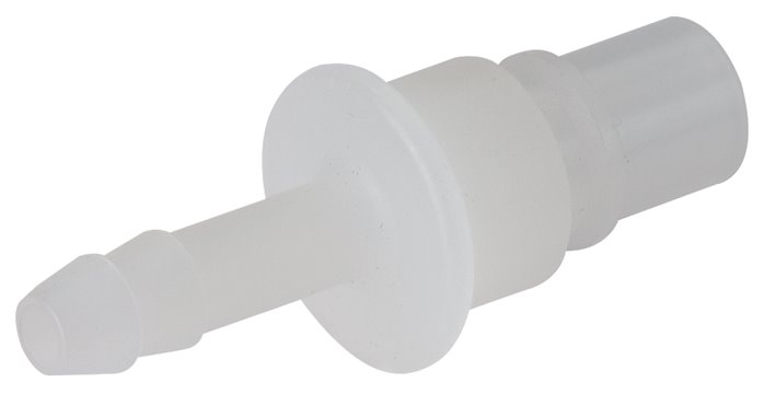 Kupplungsstecker (NW7,2) 6 (1/4") mm Schlauch, PVDF offen