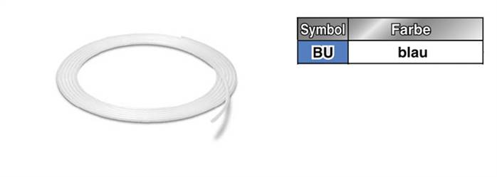SMC TPH0806BU-100 SMC Polyolefin-Schlauch, blau