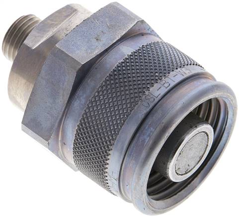 Hydraulik-Rohrleitungskupplung, Stecker Baugr.2, 8 L (M14x1,5)