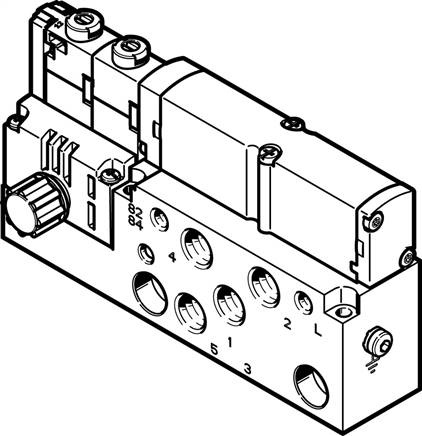 FESTO VMPA14-M1H-DS-S-G1/8-PI (8023574) Magnetventil
