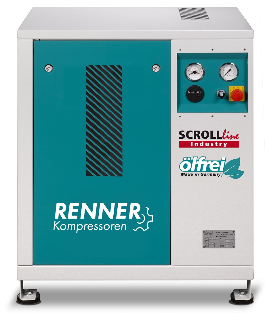 RENNER-Scrollkompressor Industry SL-NEO 5,5 I 8 bar -Ölfrei