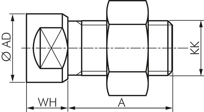 SFS 20/30-B ISO 21287-Zylinder, doppeltw., Kolben 20mm, Hub 30mm