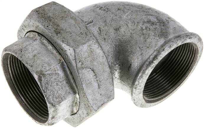 Winkel-Verschraubung flach dichtend Rp 2" (IG)