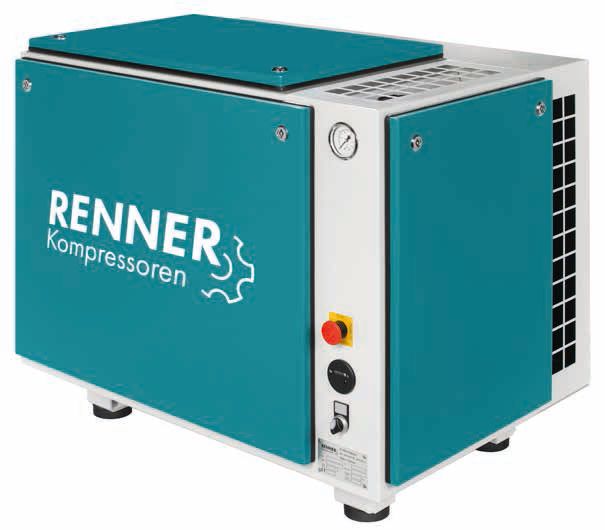 RENNER RIKO H 700 B-S Industrie-Kolbenkompressor 15 bar Beistellkompressor mit Schalldämmbox