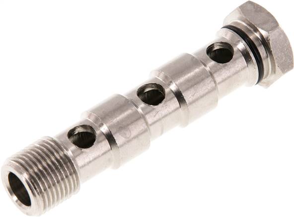 Hohlschraube für IQS-Ringstücke, G 3/8" 3-fach
