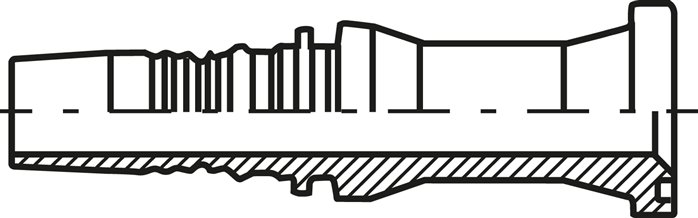 4SH-Pressanschluss SFS (45°), 79,4 (2")