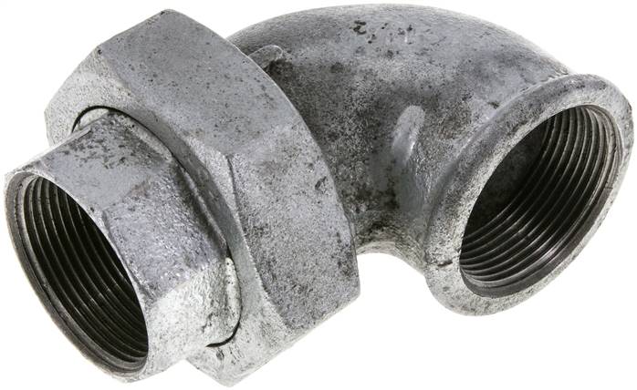 Winkel-Verschraubung flach dichtend Rp 1-1/2" (IG)