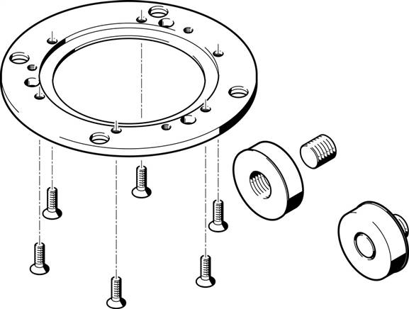 FESTO DADM-CK-140-4 (548110) Teilungsbausatz