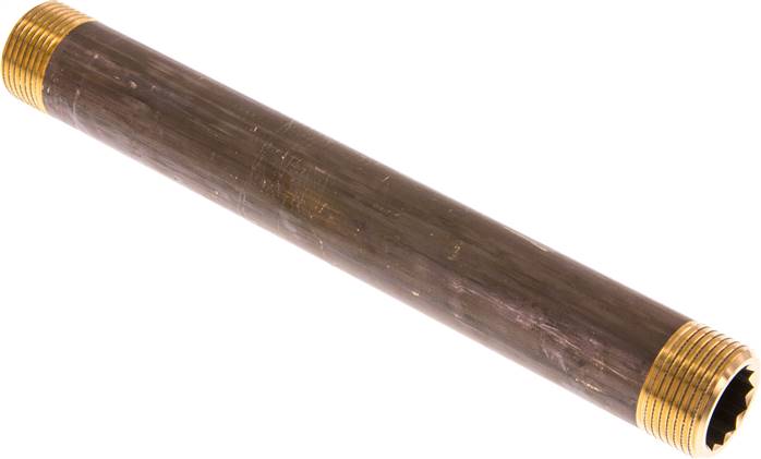 Rohrdoppelnippel G 3/4"-200mm, Messing