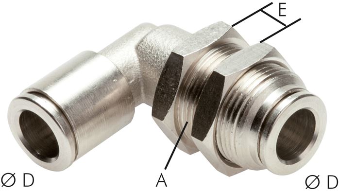 Winkel-Schott-Steckanschluss 6mm, IQS-MSV (Standard)