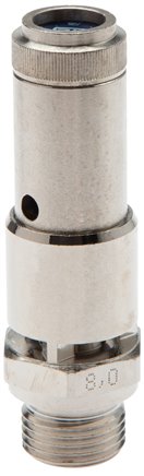 TÜV-Sicherheitsventil G 1/2" (DN10), 5,00 bar, Messing vernickelt