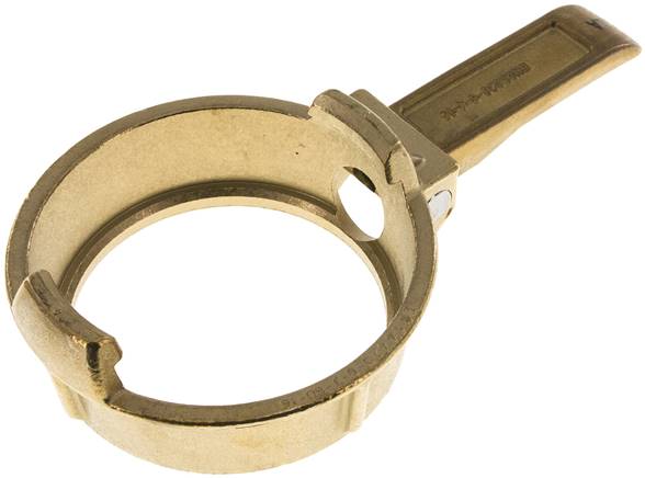 Tankwagenkupplung Spannringhebel für MK 80 MS, Messing