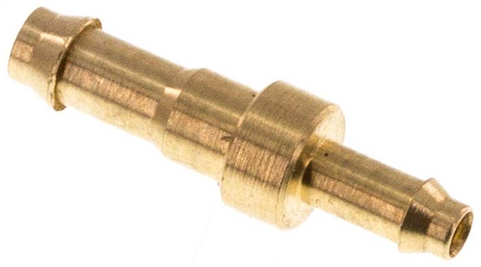 Gerader Steckanschluss 3mm-2mm innen, Messing