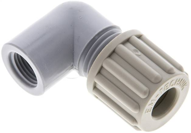 Winkel-Aufschraubverschraubung G 1/8"-8x6mm, PA