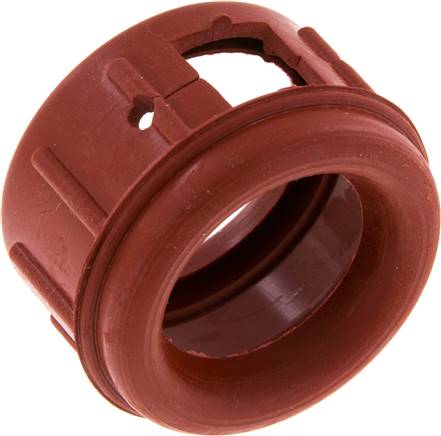 Manometer-Schutzkappe aus Gummi, 40mm, rot