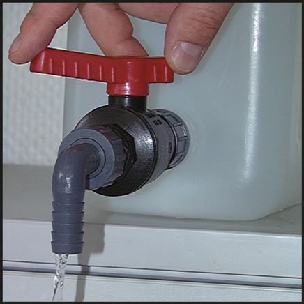 Kunststoff-Ablasshahn G 3/4", PN 4