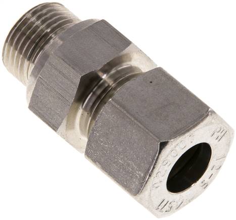 Gerade Schneidringverschr. M 18x1,5-12 S (M20x1,5), 1.4571