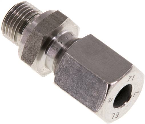 Gerade Schneidringverschr. G 1/8"-6 L (M12x1,5), 1.4571, Dichtung FKM