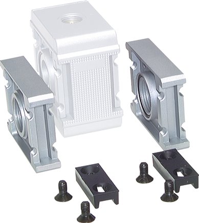 MULTIFIX Anschlussplatte mit Koppelpaket, G 1"