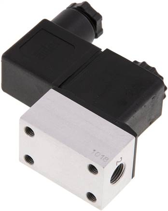3/2-Wege Magnetventil, G 1/8", 24 V=, Federrückstellung (NC) 24V=