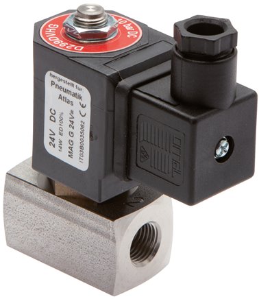 2/2-Wege ES-Magnetventil G 1/8", 0 - 8 bar, stromlos geschlossen (NC) 24V=