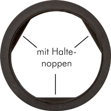 Unverlierbarer Dichtring für Gewinde G 3/8"