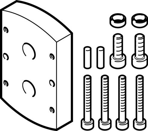 FESTO DHAA-G-Q11-20-B5-12 (2152457) Adapterbausatz