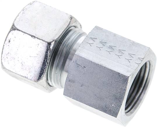 Aufschraub-Schneidringverschr. M 27x2-20 S (M30x2), Stahl verzinkt