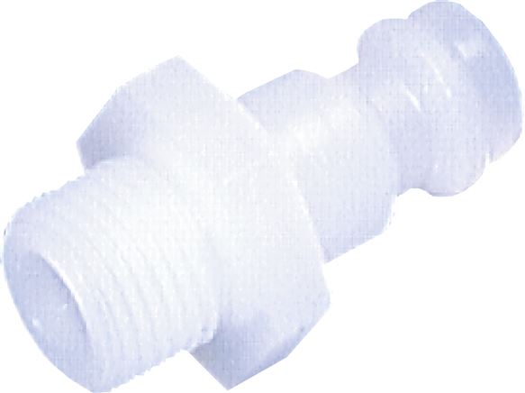 Kupplungsstecker (NW5) G 1/8", PVDF (AG)