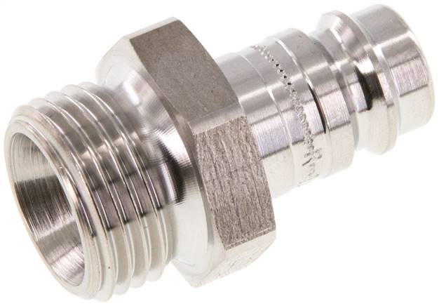 Kupplungsstecker (NW10) G 1/2"(AG), 1.4404