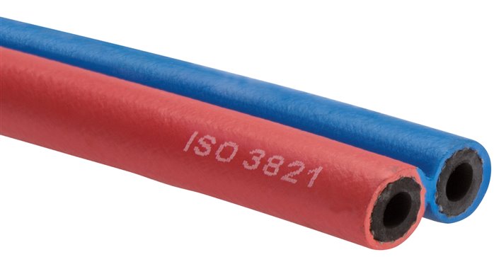 Zwillings-Schlauch DIN EN ISO 3821(EN559) 6 x 5,0 / 9 x 3,5mm